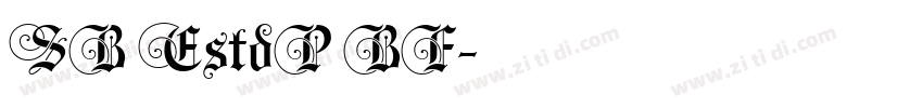 SB EstdP BF字体转换